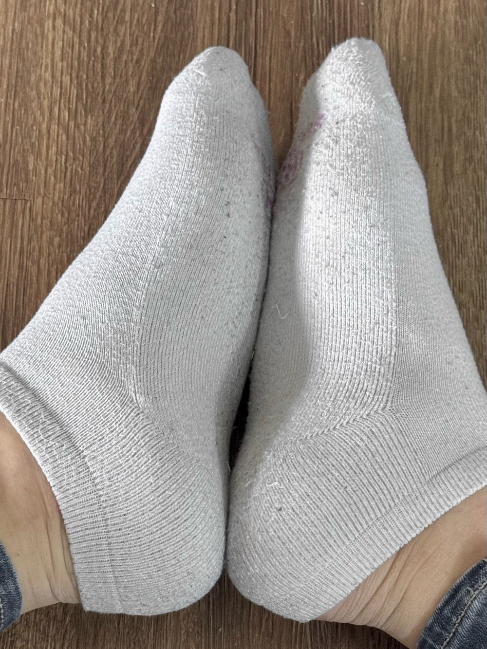 Hanes Women's Low-Cut Athletic Socks in Light Gray